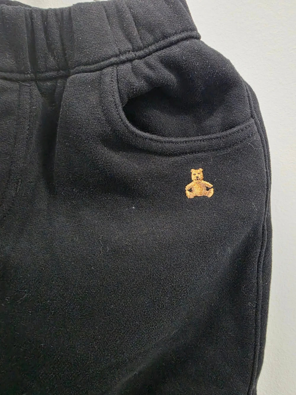 GAP Black Kids Wideleg Sweatpants